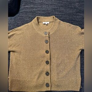 Madewell Heather Gold Cardigan